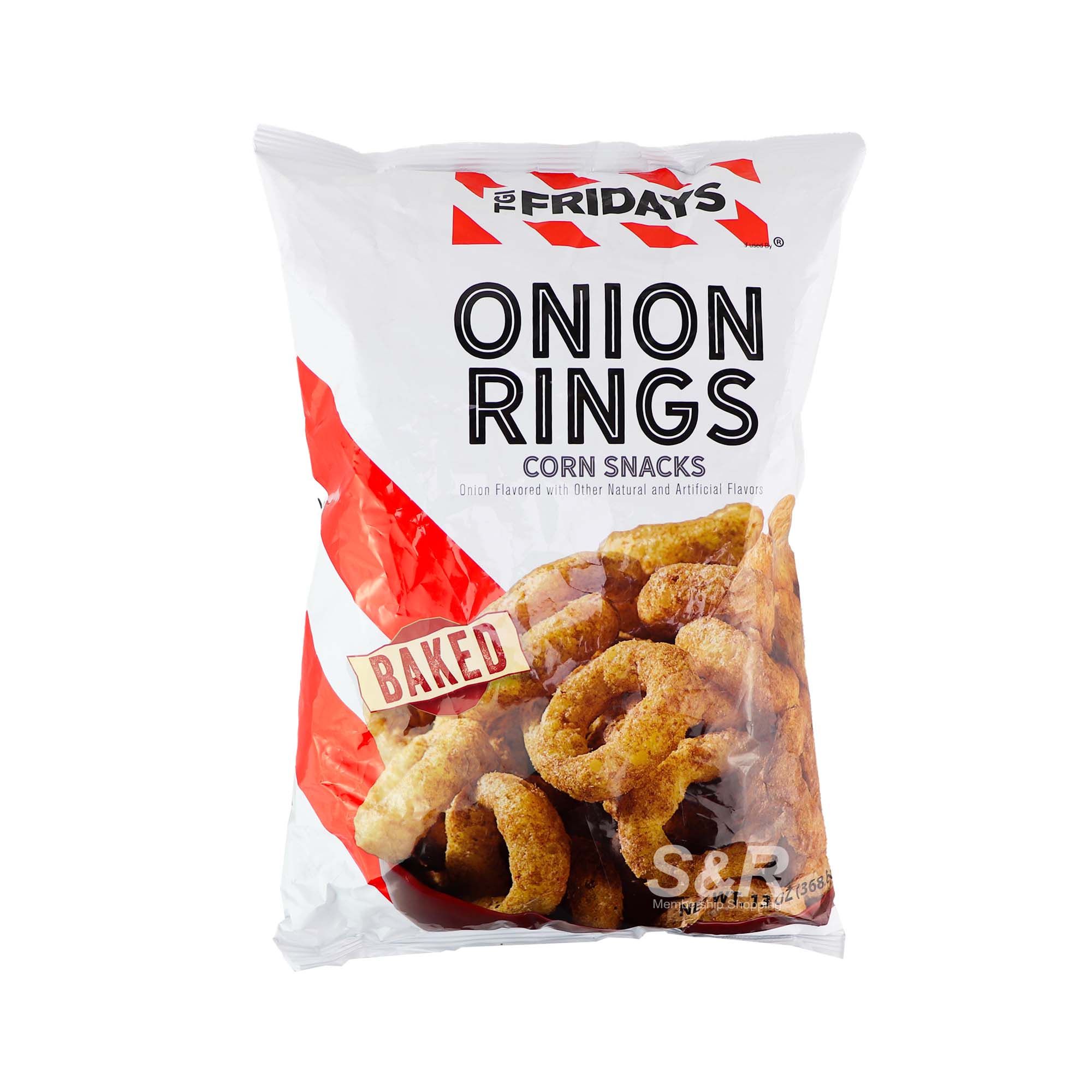 TGIF Onion Rings Corn Snacks 368g